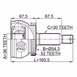 FEBEST 1210-SFCLA52 non classificato