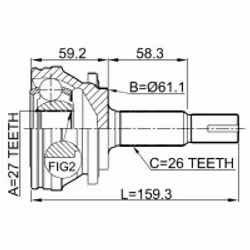 FEBEST 0110-ACA30 non classificato