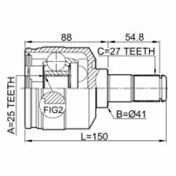 FEBEST 1211-TUC20LH non classificato