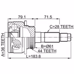 FEBEST 0510-BT50A44 non classificato