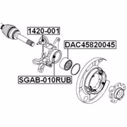 FEBEST SGAB-010RUB non classificato