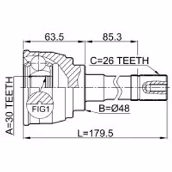 FEBEST 0710-034 non classificato