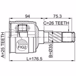 FEBEST 0511-B25RH non classificato