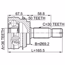 FEBEST 0410-V97A50 non classificato