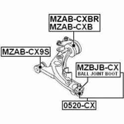 FEBEST MZAB-CX9S non classificato