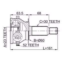 FEBEST 1210-SFCLRRA52 non classificato
