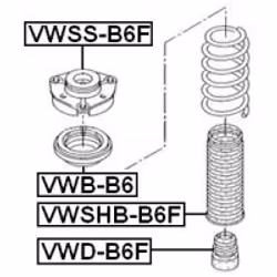 FEBEST VWB-B6 non classificato