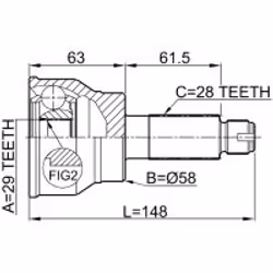 FEBEST 0710-037 non classificato