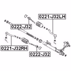 FEBEST 0221-J32RH non classificato