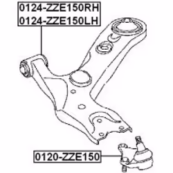 FEBEST 0124-ZZE150RH non classificato