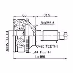FEBEST 0510-MPVLW3A44 non classificato