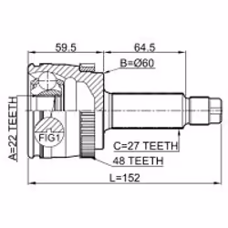 FEBEST 2210-NSPRA48 non classificato