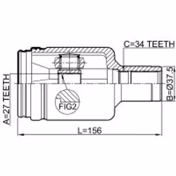 FEBEST 1611-211LH non classificato