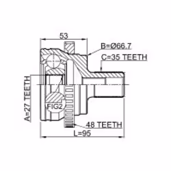 FEBEST 1610-220A48 non classificato