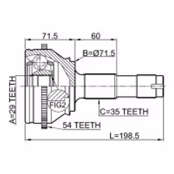 FEBEST 2810-DRUSA54 non classificato