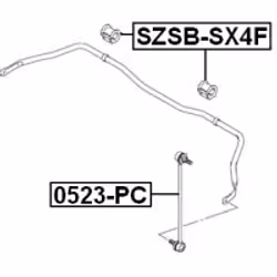 FEBEST SZSB-SX4F non classificato