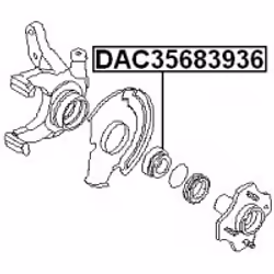 FEBEST DAC35683936 non classificato
