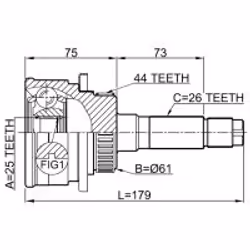 FEBEST 0510-B25A44 non classificato