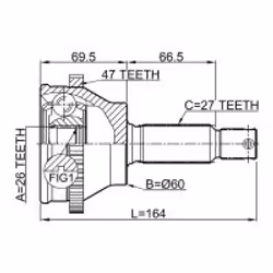 FEBEST 1210-SON25A47 non classificato