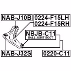 FEBEST 0224-F15RH non classificato