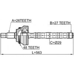 FEBEST 0114-ACV30A48 non classificato