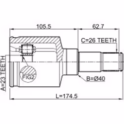 FEBEST 2111-CB320ATLH non classificato