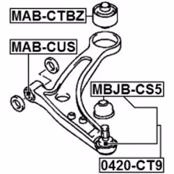 FEBEST MAB-CTBZ non classificato - Vista aggiuntiva 2