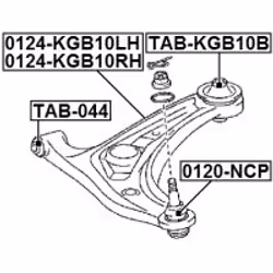 FEBEST TAB-KGB10B non classificato
