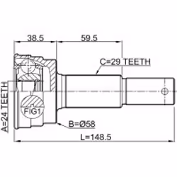 FEBEST 0210-Z50R non classificato