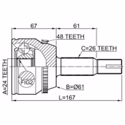 FEBEST 0110-ACV30A48 non classificato