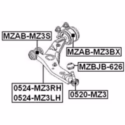 FEBEST MZAB-MZ3BX non classificato