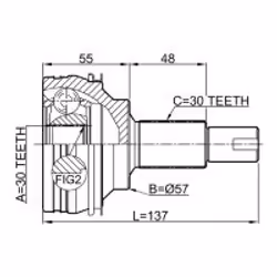 FEBEST 0110-GRX125 non classificato