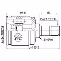FEBEST 0311-CL20LH non classificato