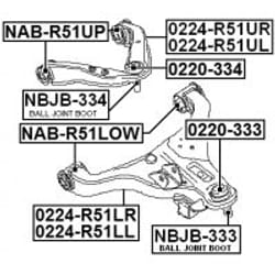 FEBEST 0224-R51LL non classificato