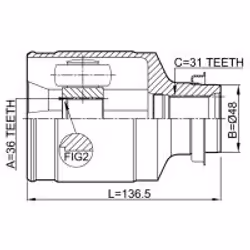FEBEST 0511-CX7RH non classificato - Vista aggiuntiva 2