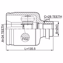 FEBEST 0511-BL23MTRH non classificato