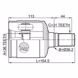 FEBEST 0511-CX7LH non classificato