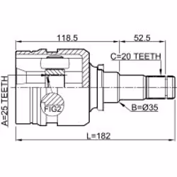 FEBEST 0111-NZE140 non classificato