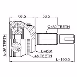 FEBEST 0110-GSX30A48 non classificato