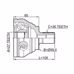 FEBEST 2310-B6 non classificato