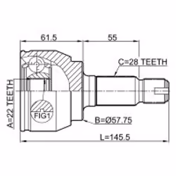 FEBEST 2910-FLIIR non classificato