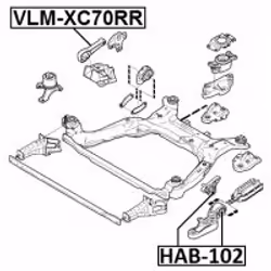 FEBEST VLM-XC70RR non classificato