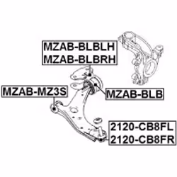 FEBEST 2120-CB8FR non classificato