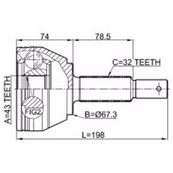 FEBEST 0210-Y62 non classificato