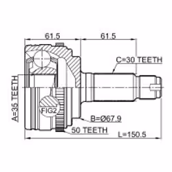 FEBEST 0310-MRVA50 non classificato
