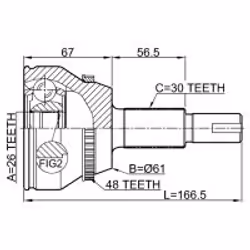 FEBEST 0110-GGL15A48 non classificato