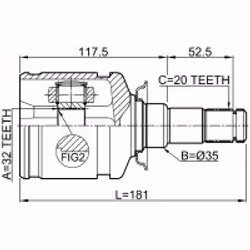 FEBEST 0111-CT220LH non classificato