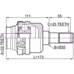 FEBEST 1411-NACTR non classificato