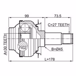 FEBEST 1611-204R non classificato