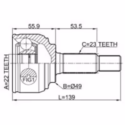 FEBEST 0210-K12E non classificato